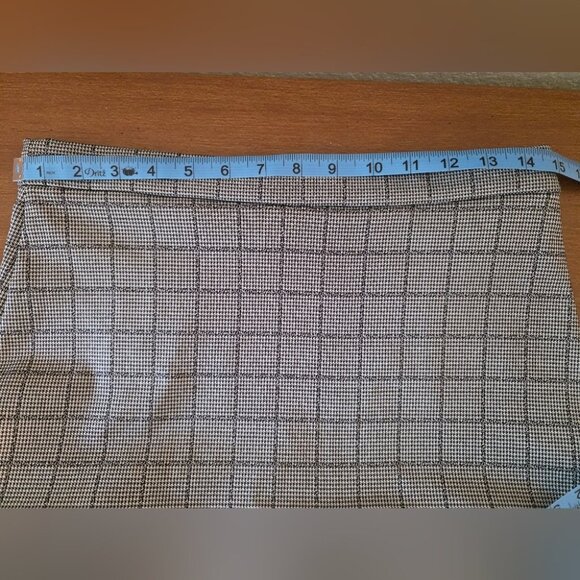 Banana Republic Womens Black & White Houndstooth Ruffle Hem Skirt Size 4 - Picture 4 of 8